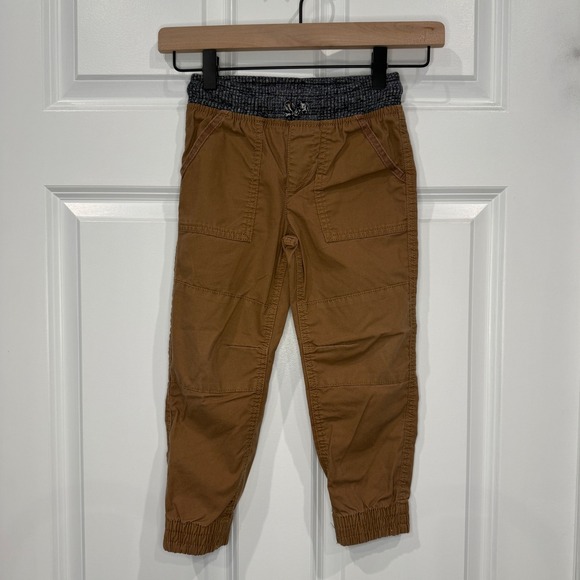 Sonoma Goods For Life Other - Sonoma Goods For‎ Life Boys Brown Utility Jogger Pants Size 4 Elastic Waist